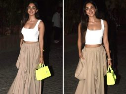 Kiara Advani’s muted outfit gets a fluorescent pop of colour with her Rs 2.14 Lakh Ysl handbag