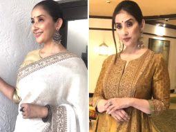 Manisha Koirala flaunts her ethereally beautiful sarees and salwar suits, which speak of timeless elegance