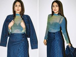 Mrunal Thakur makes a fashion statement in a stunning Rs. 38,000 denim skirt and jacket combo