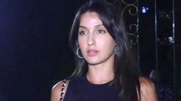 Nora Fatehi looks classy in black top and denims as she steps out in the city