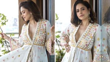 Nushratt Bharuccha’s summer wardrobe includes a jacket-style kurta and skirt set worth ₹38k and we can’t quit swooning over it