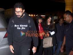 Photos: Abhishek Bachchan, Aishwarya Rai Bachchan and Dino Morea snapped at the airport