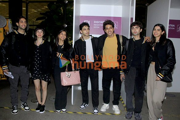 photos agastya nanda suhana khan khushi kapoor and others snapped at the airport 1