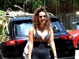 Photos: Aisha Sharma snapped outside the gym in Bandra