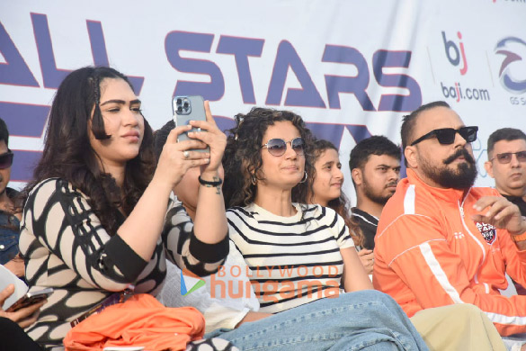 photos celebs snapped attending the all stars football match 1