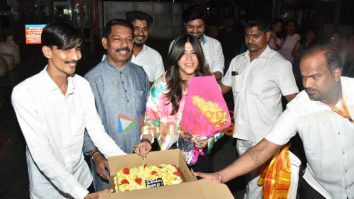 Photos: Ektaa R Kapoor snapped at Siddhivinayak temple on her birthday