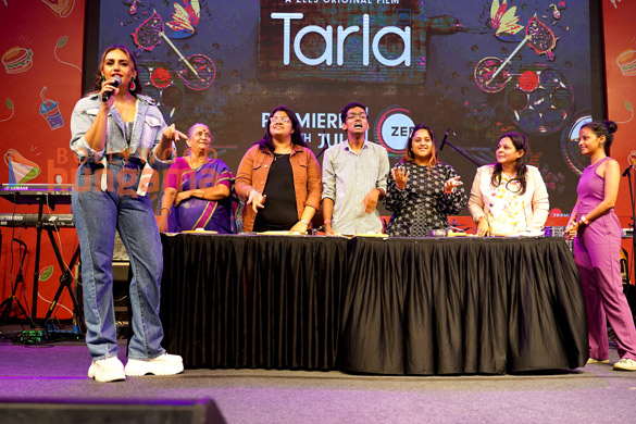 photos huma qureshi sharib hashmi and others grace the trailer launch of tarla 4