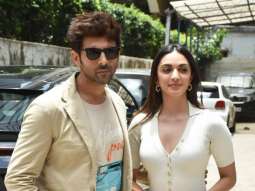 Photos: Kartik Aaryan and Kiara Advani snapped during Satyaprem Ki Katha promotions at a radio station