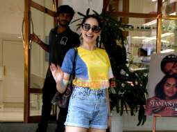 Photos: Pragya Jaiswal snapped outside a salon