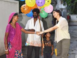 Photos: Saiee Manjrekar snapped at Exceed office