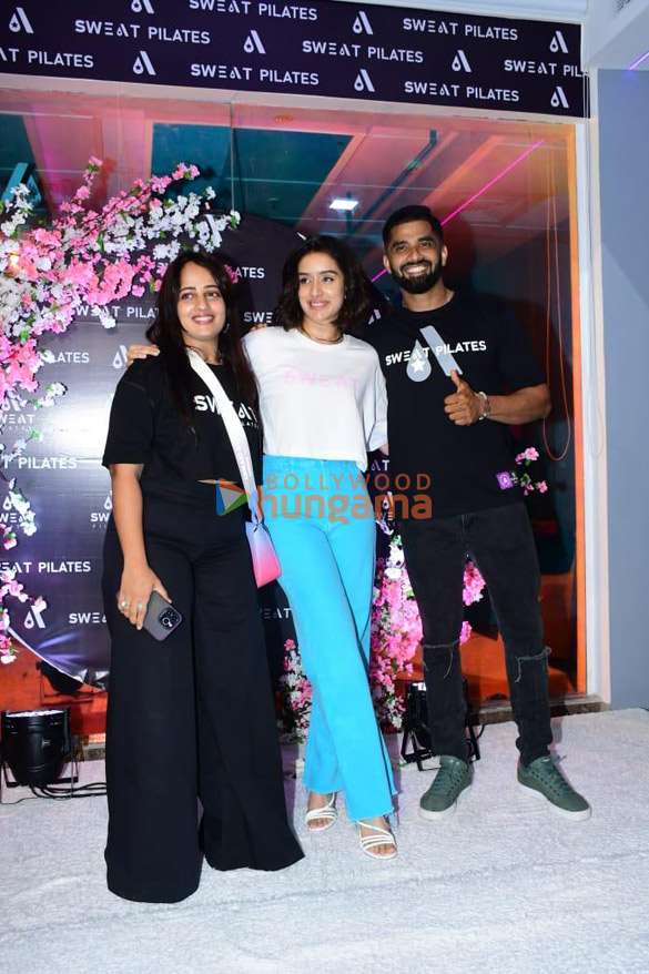 Photos: Shraddha Kapoor, Jasmin Bhasin and Aly Goni snapped at Sweat Pilates launch