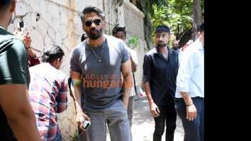 Photos: Suniel Shetty and Vicky Kaushal snapped at Hakim’s Aalim salon in Khar