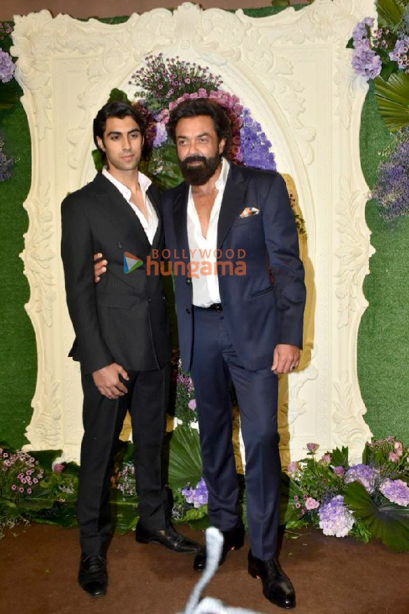 photos sunny deol bobby deol and others attend karan deol and drisha acharyas wedding reception 10