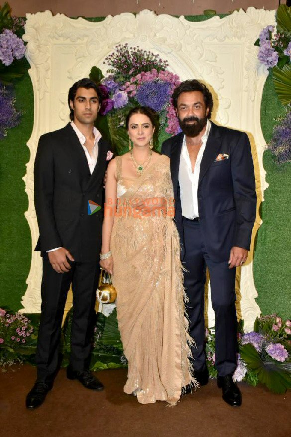 photos sunny deol bobby deol and others attend karan deol and drisha acharyas wedding reception 7
