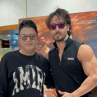 Photos: Tiger Shroff and Himanshu Kohli snapped at T-series office in Andheri
