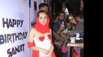 Photos: Uorfi Javed snapped at Sanjit Asgaonkar’s birthday party