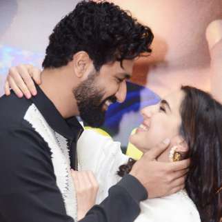 Photos: Vicky Kaushal and Sara Ali Khan snapped promoting Zara Hatke Zara Bachke in New Delhi