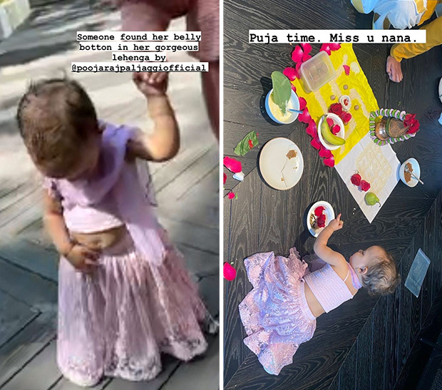 Priyanka Chopra Jonas shares photos of her daughter Malti Marie Chopra Jonas in a lehenga and we cannot stop gushing over her cuteness! 