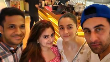 Stylish couple alert: Alia Bhatt and Ranbir Kapoor twin in white as they meet fans in Dubai