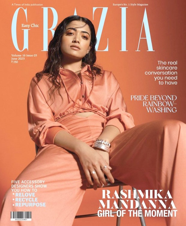 Rashmika Mandanna illuminates Grazia's cover with her timeless beauty and unstoppable grace
