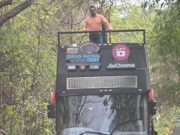 Bigg Boss OTT 2: Salman Khan makes a fiery entrance on double-decker bus, see pics 