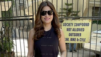 Shamita Shetty nails her all black outfit as she gets papped in the city