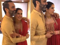 Newlywed Sonnalli Seygall stuns in a red outfit at her wedding party; updates her surname on social media