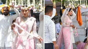Sonnalli Seygall’s makes a heartwarming bridal entry with her pet dog; watch