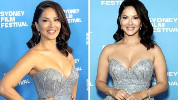 Sunny Leone sets the Sydney Film Festival ablaze with her ethereal charm and a captivating ice blue gown by Saisha Shinde