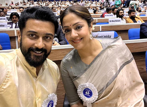 Suriya cheers for his wife Jyothika as she gives us a glimpse of their fitness journey