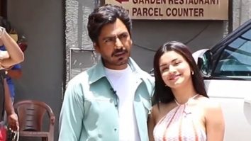 ‘Tiku weds Sheru’ duo Avneet Kaur & Nawazuddin Siddiqui pose together for paps