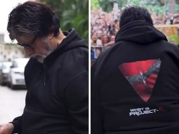 Amitabh Bachchan engages with fans at Jalsa sporting Project K Hoodie; see post