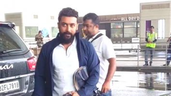 Actor Suriya gets clicked by paps at the airport
