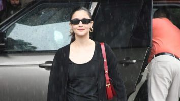 Alia Bhatt poses for paps as she gets clicked at Kalina Airport