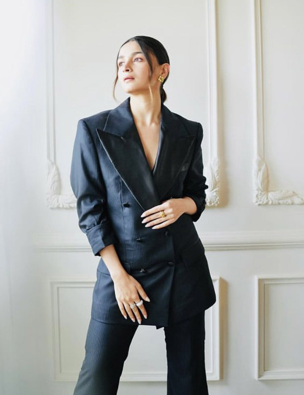 Alia Bhatt redefines power dressing in a chic black pantsuit by Helen ...