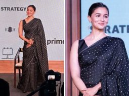 Alia Bhatt’s latest ethnic look proves that you cannot go wrong with a black saree