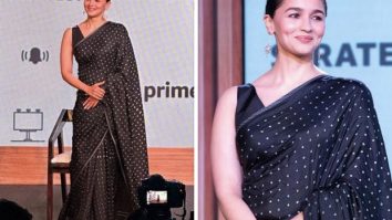 Alia Bhatt’s latest ethnic look proves that you cannot go wrong with a black saree