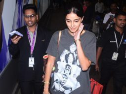 Ananya Panday gets clicked at the airport as she returns from her vacation