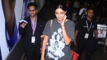 Ananya Panday gets clicked at the airport as she returns from her vacation