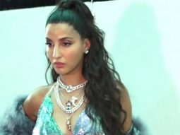 Bling Bling! Nora Fatehi shines in a shimmery outfit & a fur coat