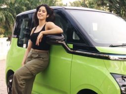 Comet EV | Janhvi Kapoor can’t keep calm looking at the MG Comet EV​