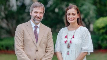 Dia Mirza meets Canadian Minister of Environment and Climate Change Steven Guilbeault