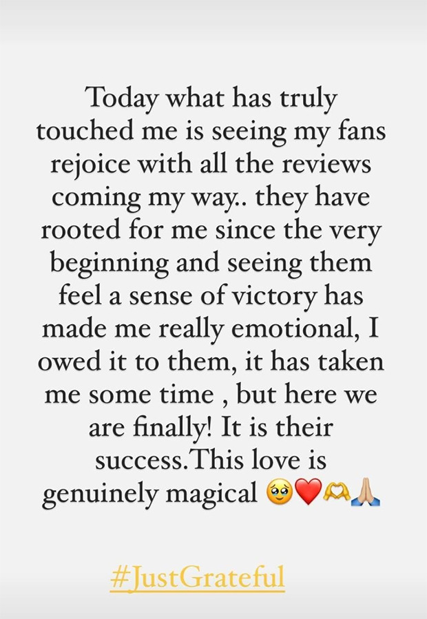 Kiara Advani expresses gratitude for positive response to SatyaPrem Ki Katha: “Felling extremely emotional”