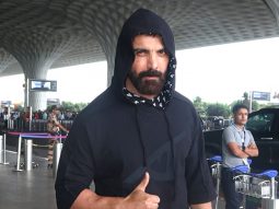 John Abraham & Sharvari Wagh get clicked at the airport by paps