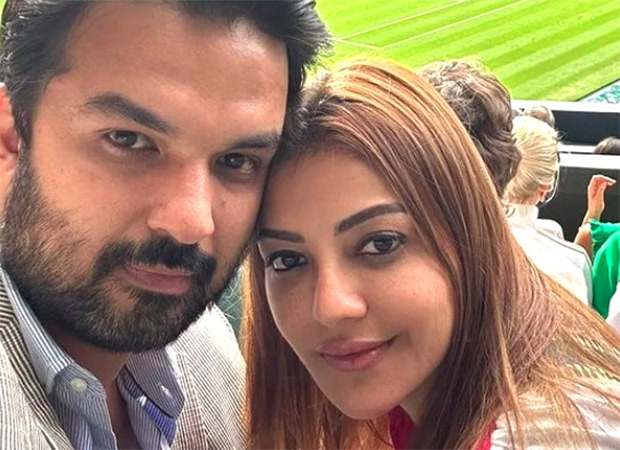 Kajal Aggarwal and husband Gautam Kitchlu share pictures from Novak Djokovic’s Wimbledon game; see post