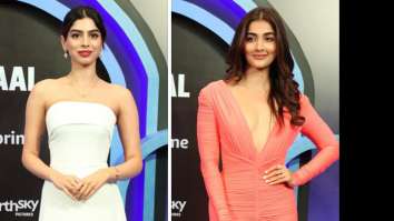 Khushi Kapoor and Pooja Hegde grace the Bawaal premiere, leaving everyone spellbound with their stunning looks