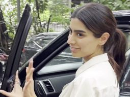 Khushi Kapoor smiles as paps capture her post workout session