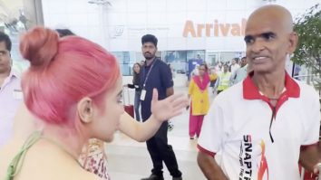 Man slams Uorfi Javed at the airport, says ‘India ka naam kharab kar rahe ho’