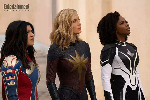 Marvel Studios unveils new images of The Marvels starring Brie Larson, Iman Vellani, Teyonah Parris and Samuel L. Jackson
