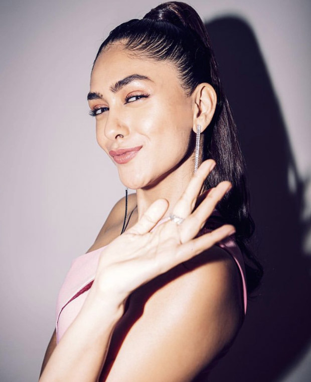 Mrunal Thakur gives us a hefty dose of glam in pink one-shoulder gown worth Rs.68,538